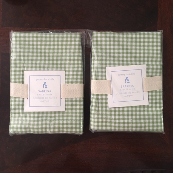 Pottery Barn Kids Accessories Sabrina Basket Linergreensmall
